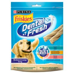 Friskies Dental Fresh kiegészítő állateledel felnőtt kutyák számára 180 g