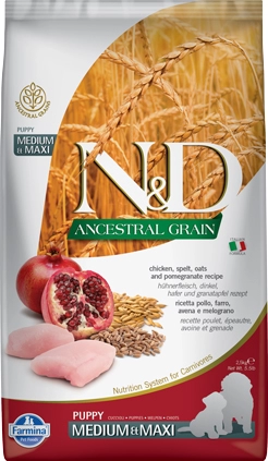 N&D Dog Ancestral Grain puppy medium&maxi