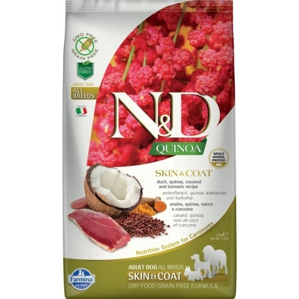 N&D Dog Quinoa Skin&coat kacsa