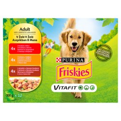 Friskies Vitafit teljes értékű állateledel felnőtt kutyák számára aszpikban
