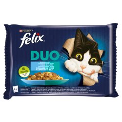 Felix Fantastic Duo aszpikban nedves macskaeledel