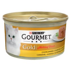 Gourmet Gold Melting Heart teljes értékű állateledel felnőtt macskák számára