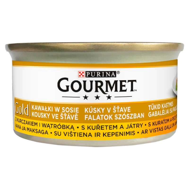 Gourmet Gold teljes értékű állateledel felnőtt macskák számára szószban