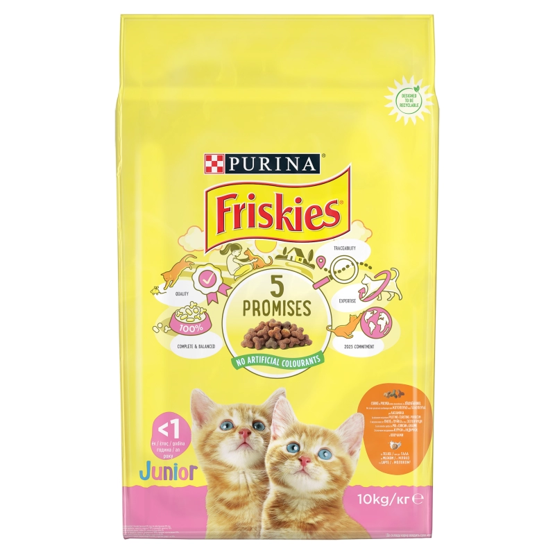 Friskies Junior száraz macskaeledel