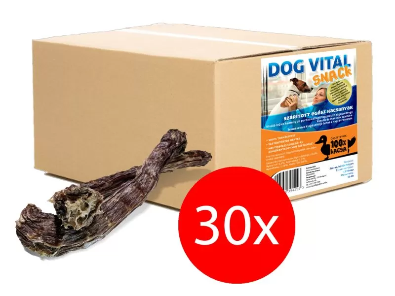 Dog Vital Szárított Kacsanyak 30db/karton