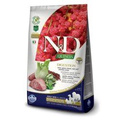 N&D Dog Quinoa Digestion bárány&édeskömény adult mini 800g