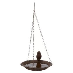 Kültéri Madárfürdető Függő Öntöttvas 250ml/16cm Barna