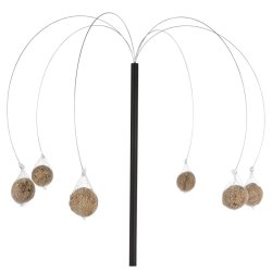 Kültéri Faggyúgolyó Tartó Pálma, 6 Férőhelyes Fém 140x65cm