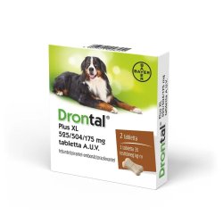 Drontal Plus XL 525/504/175 mg tabletta 2x