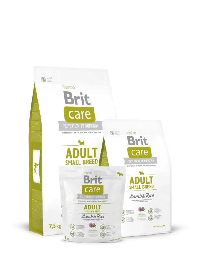 Brit Care Adult Small Breed Lamb & Rice 3 kg kutyatáp
