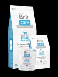Brit Care Grain-free Junior Large Breed Salmon & Potato 3 kg kutyatáp