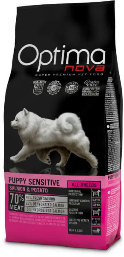 Optimanova Puppy Sensitive Salmon & Potato 2 kg