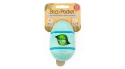 Beco Pets - Kék könnyen rögzíthető kakizacskó tartó növényi rostokból