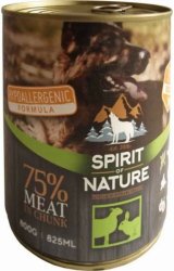 Spirit of Nature Dog konzerv Bárányhússal és nyúlhússal 800g