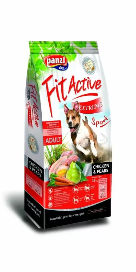 Panzi FitActive Extreme Sport Chicken & Pears 15 kg