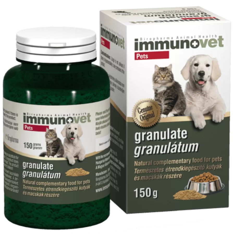 ImmunoVet Pets Granulátum Természetes Immunerősítő 150 g