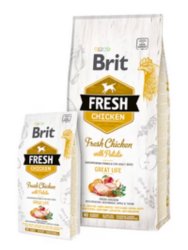Brit Fresh Csirke és burgonya Adult Great Life 2x12 kg