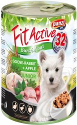 Panzi Fitactive Junior Dog Konzerv libával és nyúllal 12x415gr