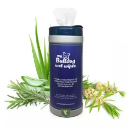MyBulldog természetes nedves törlőkendő teafa és rozmaring illattal 75 db
