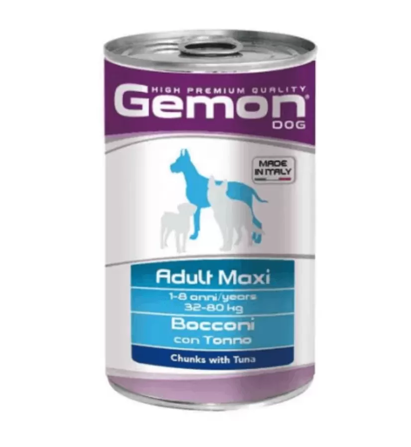 Gemon Dog Adult Maxi konzerv Tonhal 12 x 1250g