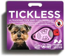 Tickless Pet - ultrahangos kullancs- és bolhariasztó kutyáknak rózsaszín