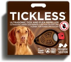 Tickless Pet - ultrahangos kullancs- és bolhariasztó kutyáknak barna