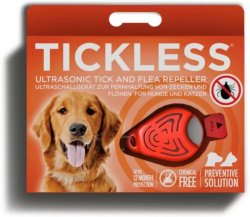 Tickless Pet - ultrahangos kullancs- és bolhariasztó kutyáknak narancs
