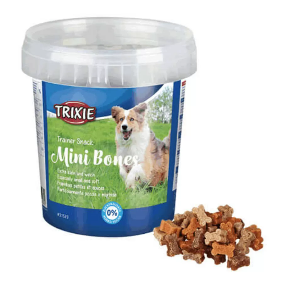 Trixie Jutalomfalat Trainer Snack Mini Bones Vödrös 500gr