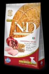 N&D Ancestral Grain Dog Csirke&Gránátalma Puppy Mini 7 kg