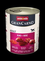 Animonda GranCarno Adult (marha + szív) konzerv 400g