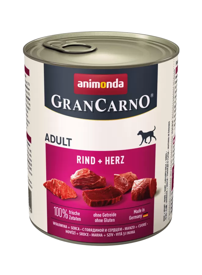 Animonda GranCarno Adult (marha + szív) konzerv 24x800g
