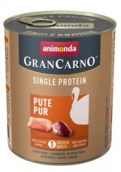Animonda GranCarno Adult (single protein) konzerv pulykahússal 24x800g
