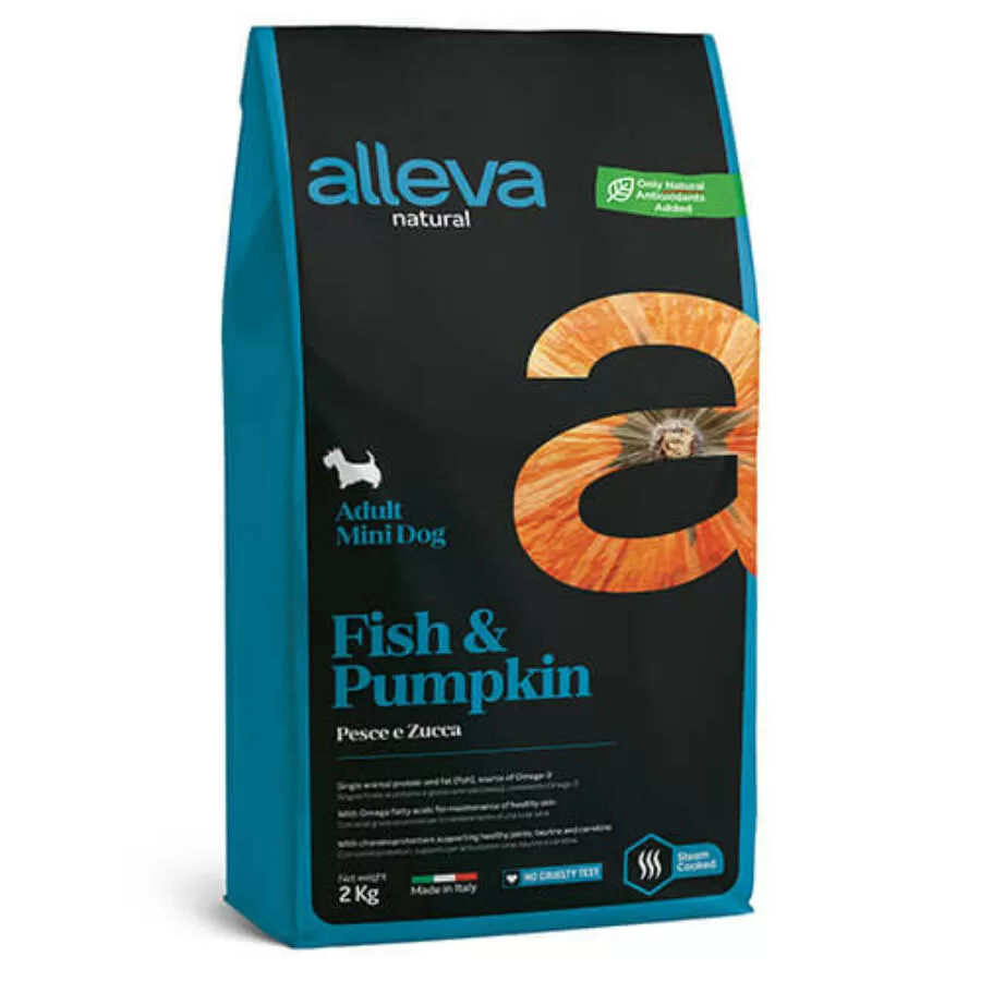 Alleva Natural Adult Mini Fish & Pumpkin 2 kg