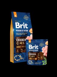 Brit Premium by Nature Adult Medium 15+3 kg