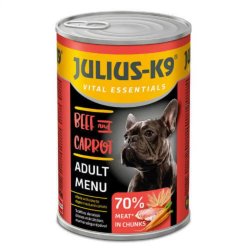 JULIUS K-9 konzerv kutya 1240g Marha (Beef)