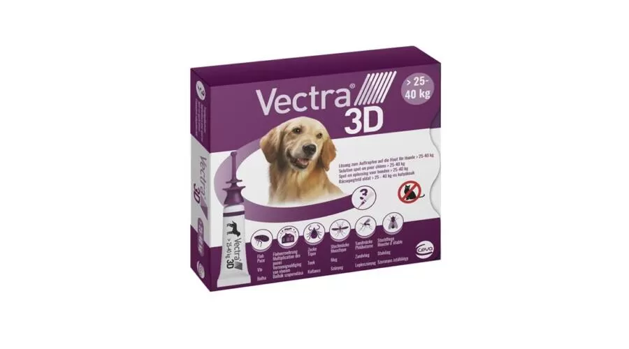 Vectra 3D 25-40kg 3db pipetta