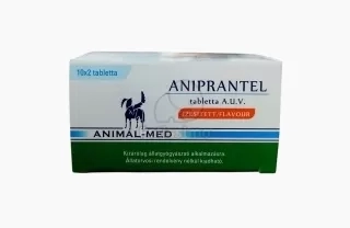 Aniprantel Féreghajtó Tabletta Kutyák Részére 20 x