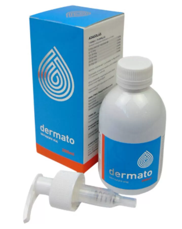 Dermato Olaj 200 ml - Bőrtápláló kutyáknak, macskáknak