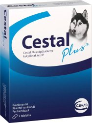 Cestal Plus Rágótabletta - Féreghajtó kutyáknak