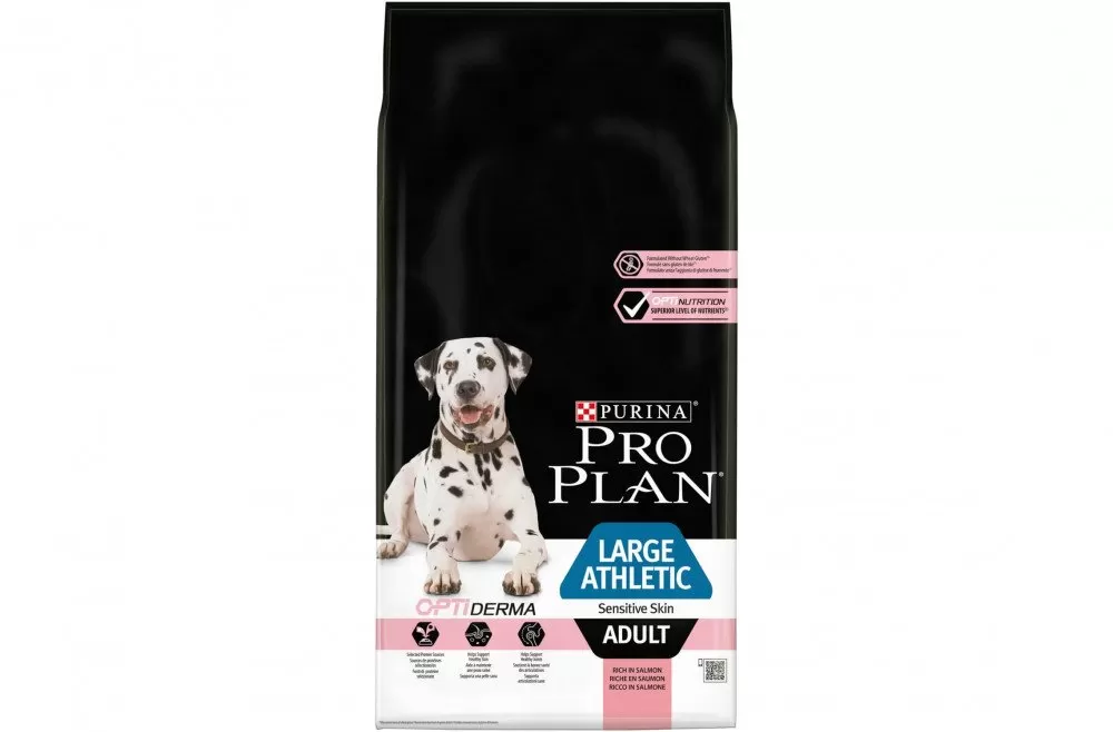 Pro Plan Large Athletic Adult Optiderma lazacban gazdag száraz kutyaeledel 14kg
