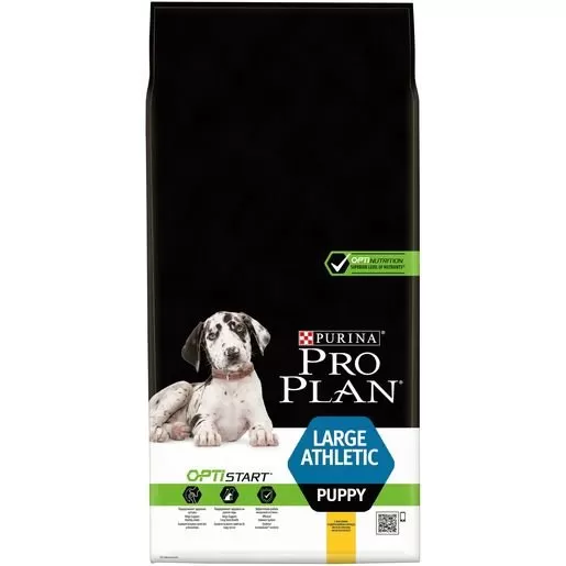 Pro Plan Large Athletic Puppy Optistart csirkében gazdag száraz kutyaeledel 12kg