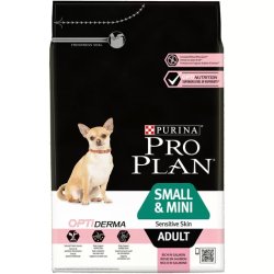 Pro Plan Small & Mini Adult Optiderma lazacban gazdag száraz kutyaeledel