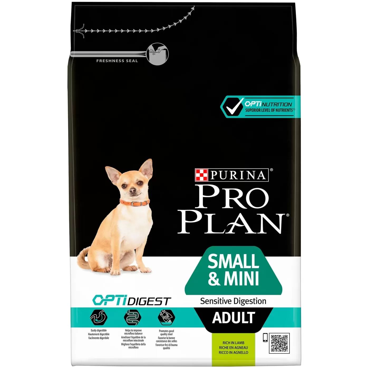 Pro Plan Small & Mini Adult Optidigest bárányban gazdag száraz kutyaeledel