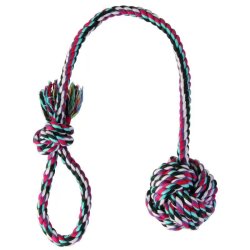 Játék Labda Kötélből 7cm/50cm Rózsaszín