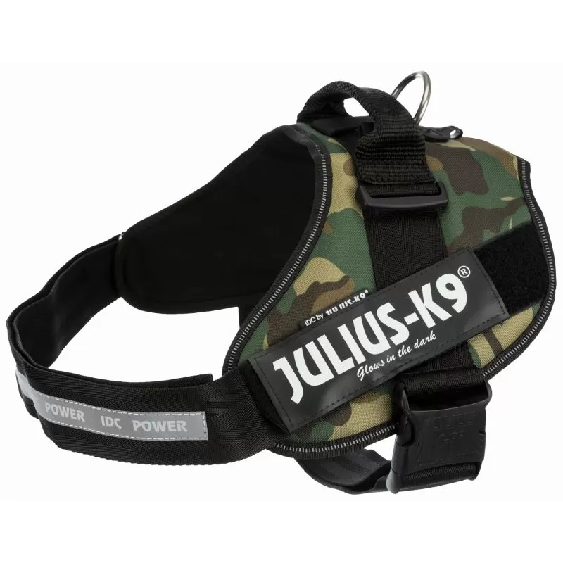 Trixie Hám Julius-K9 IDC 2/L–XL: 71–96 cm/50 mm, terepmintás