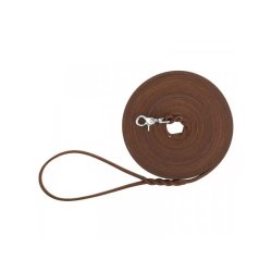 Trixie Rustic póráz bőr nyomkövető 10m/8mm barna