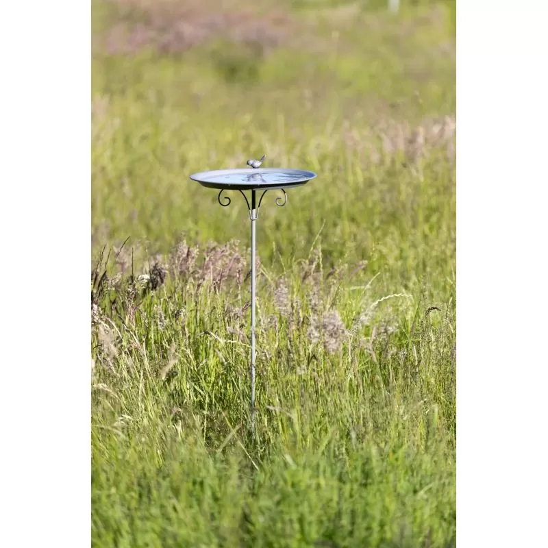 Trixie Kültéri Madárfürdető Leszúrható Fém 1,8ml/35cm Szürke