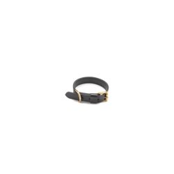 Nyakörv Extrabőr Fekete Rézzel 25x650mm