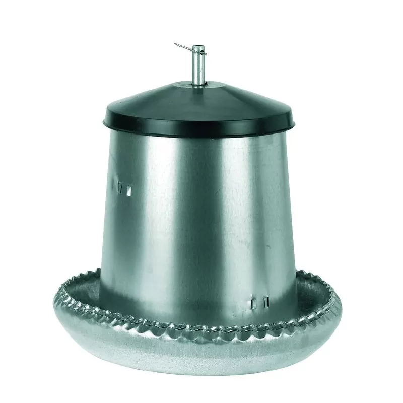 KERBL Állítható fém baromfi etető, 5 L