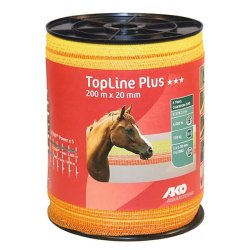 KERBL Villanypásztor Szalag Topline 200m/20mm Narancs